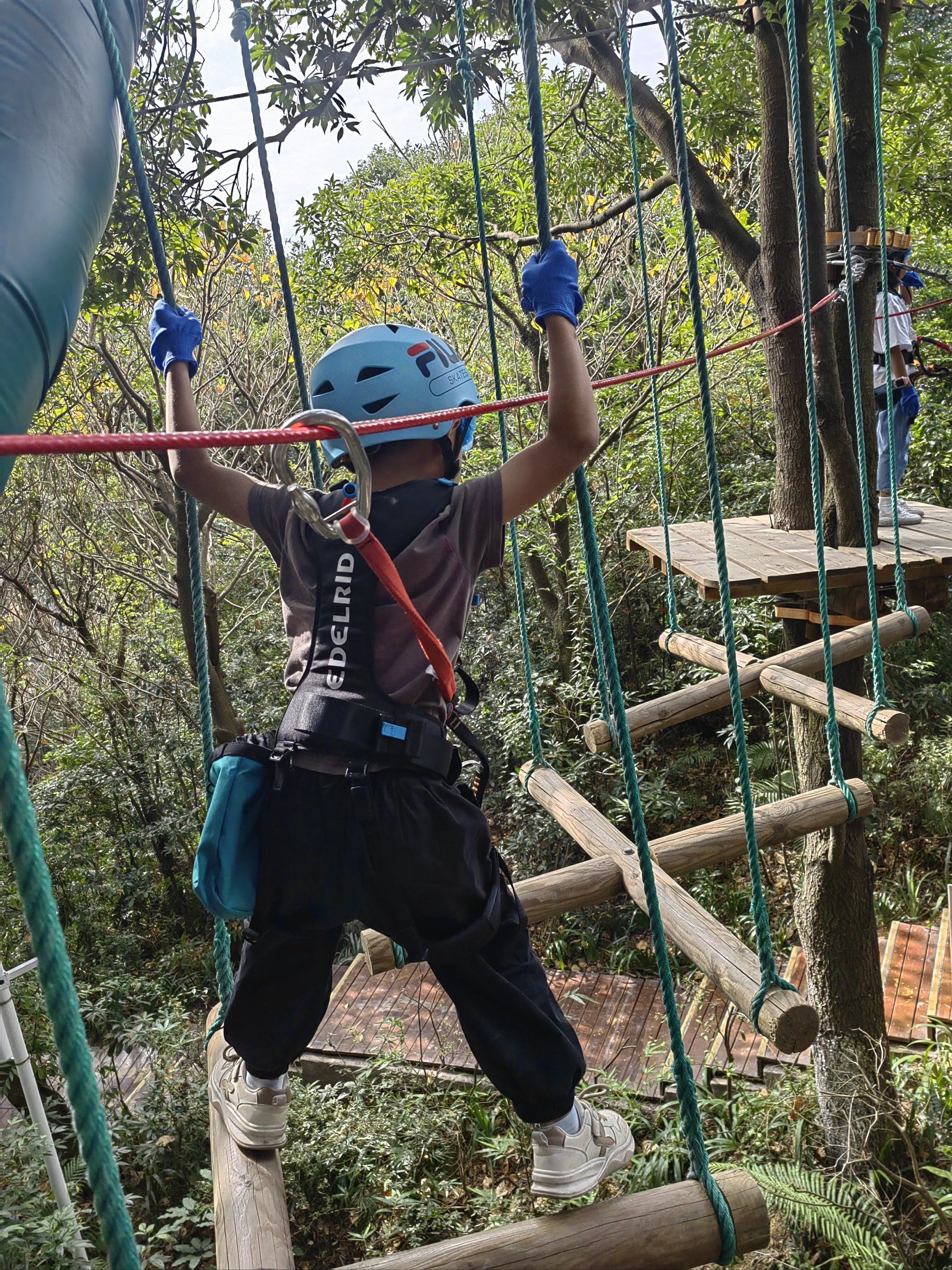Wooden Forest Adventure Obstacle