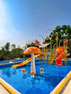 マルチレベル家族インタラクティブ水要塞