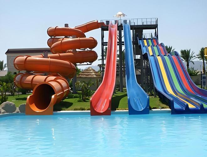 High-Altitude Spiral Competitive Water Slide