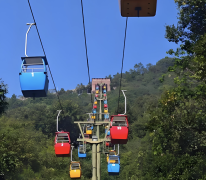 环境にやさしいソーラー低ケーブルカー
