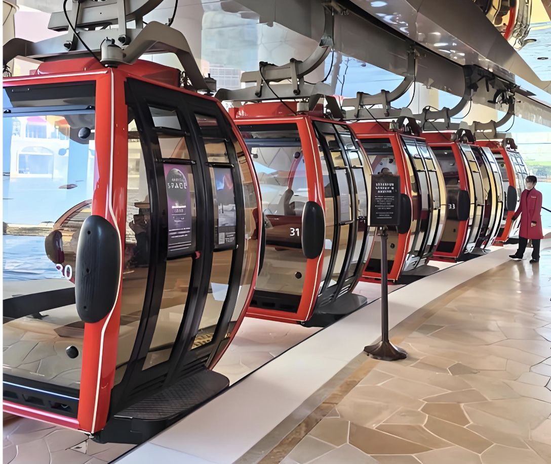 Téléphérique VIP de luxe à basse altitude