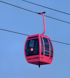 Téléphérique de basse altitude Navette à grande vitesse