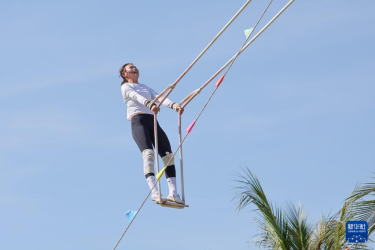 Outdoor Training Adjustable Angle Cliff Swing