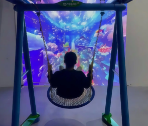 AR Interactive Cliff Swing (Immersive Theme Park Model)