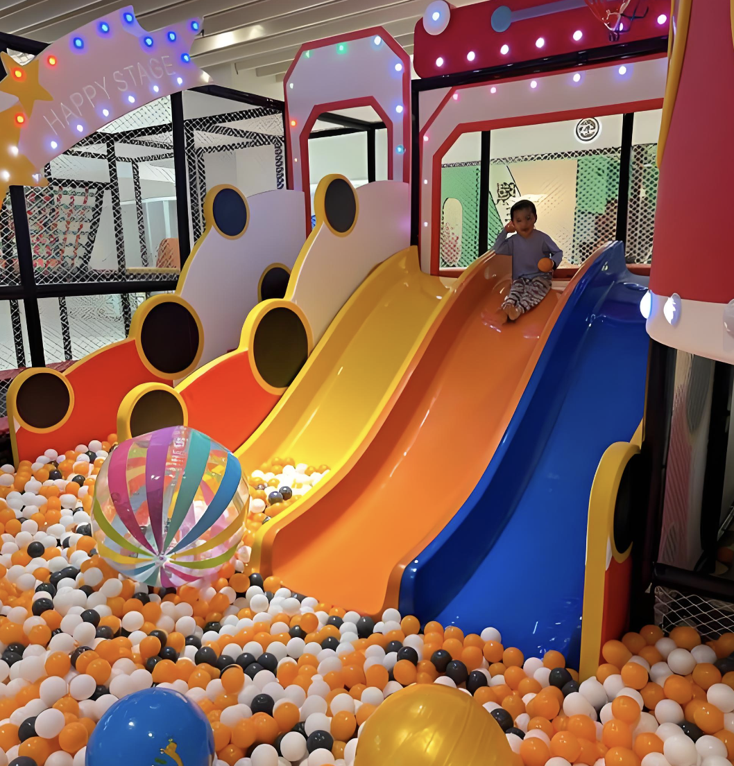 Commercial Indoor Modular Playground Slide