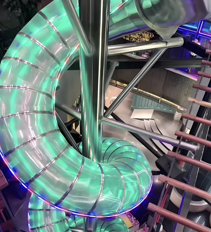 Transparent Acrylic Internet-Famous Check-In Slide