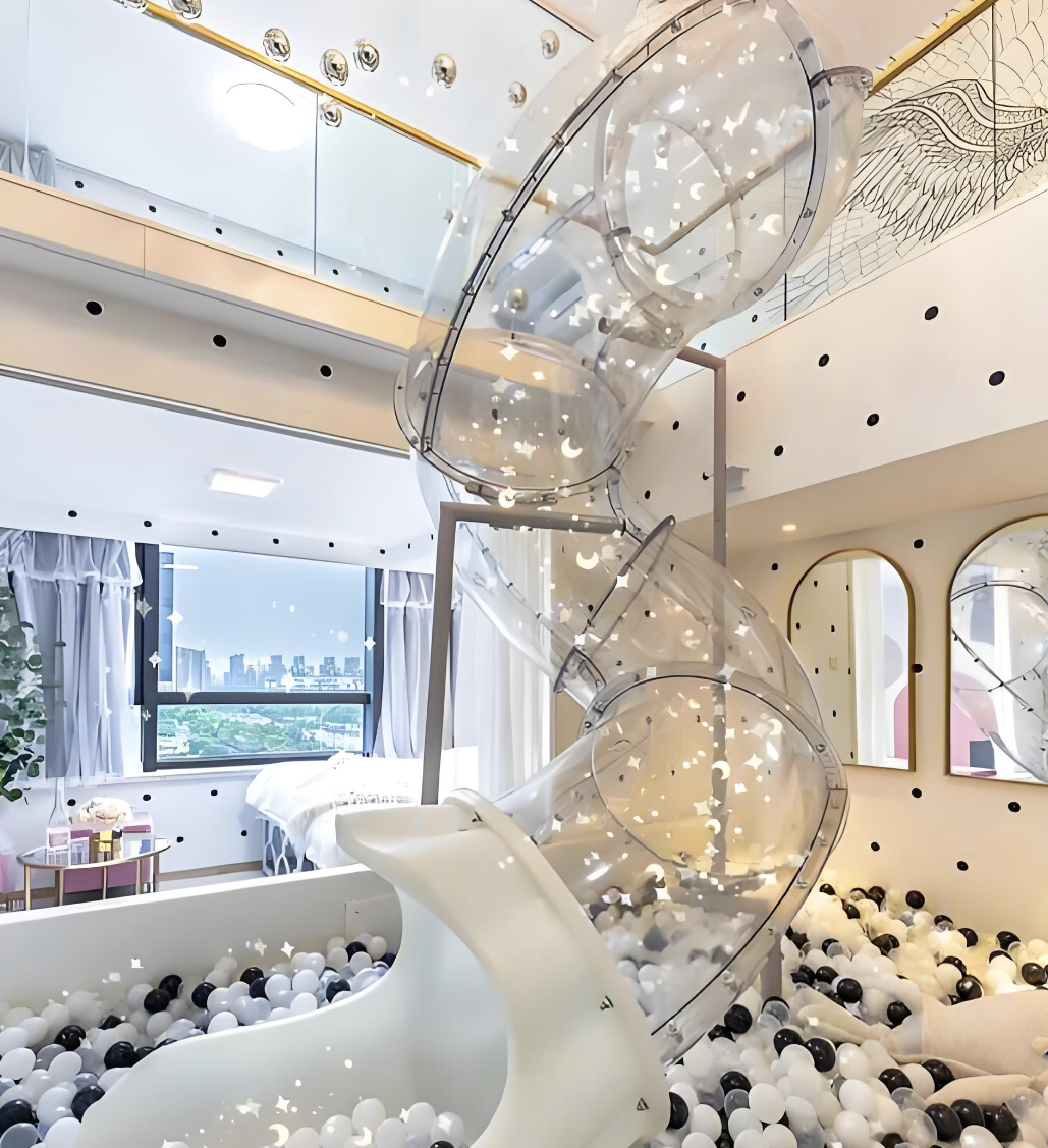 Spiral Curve Racing Indoor Slide