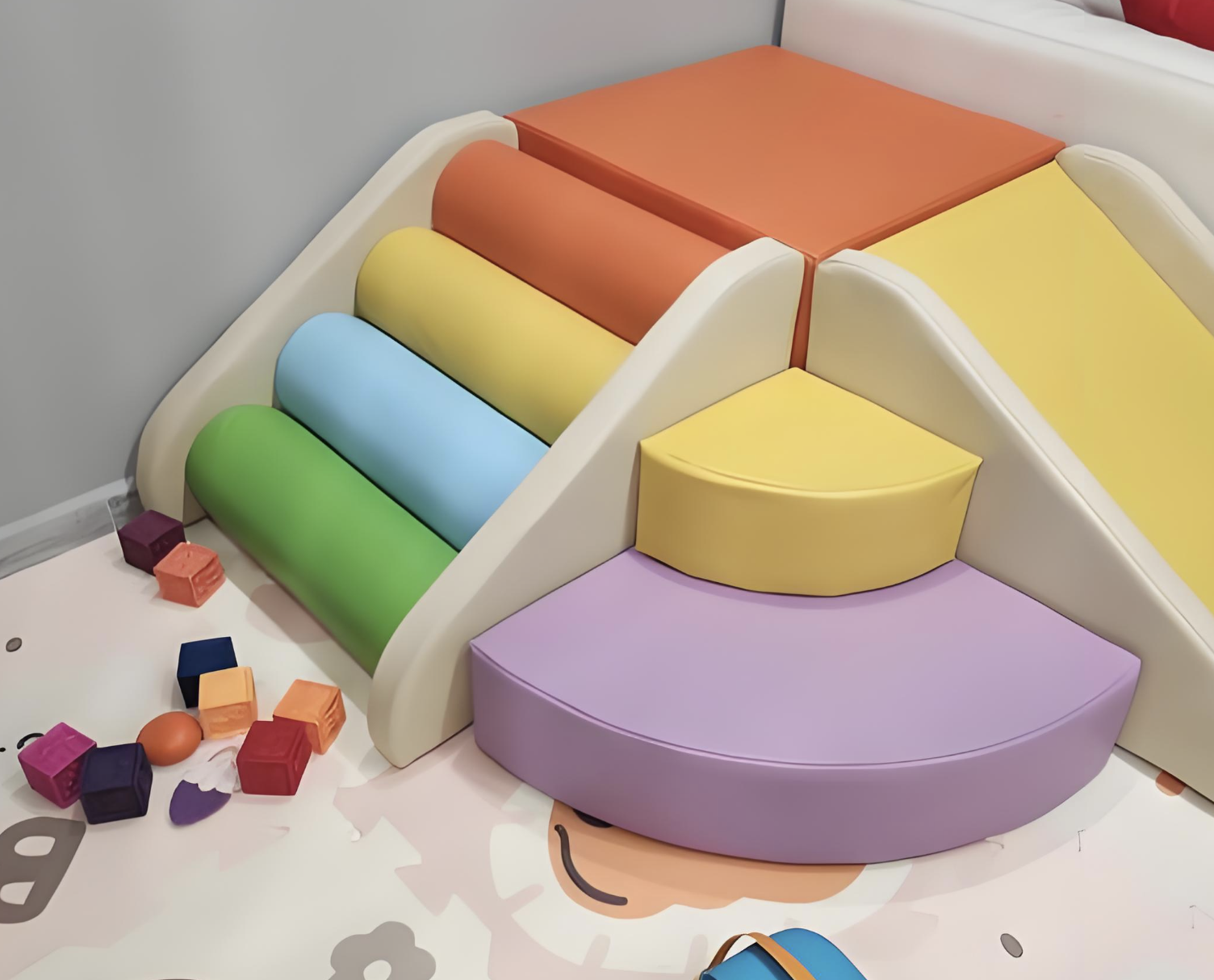 Toddler Antibacterial Soft Play Indoor Slide