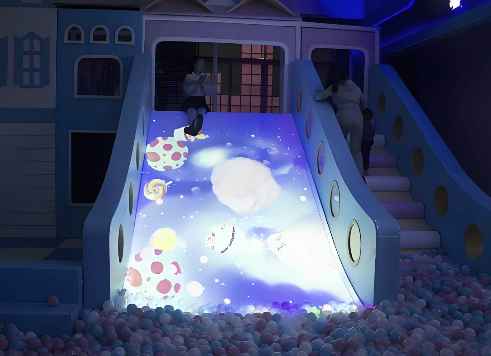 Glissière d'intérieur de capteur de projection interactif