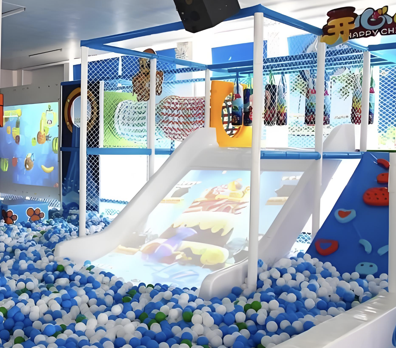 Interactive Projection Educational Indoor Slide