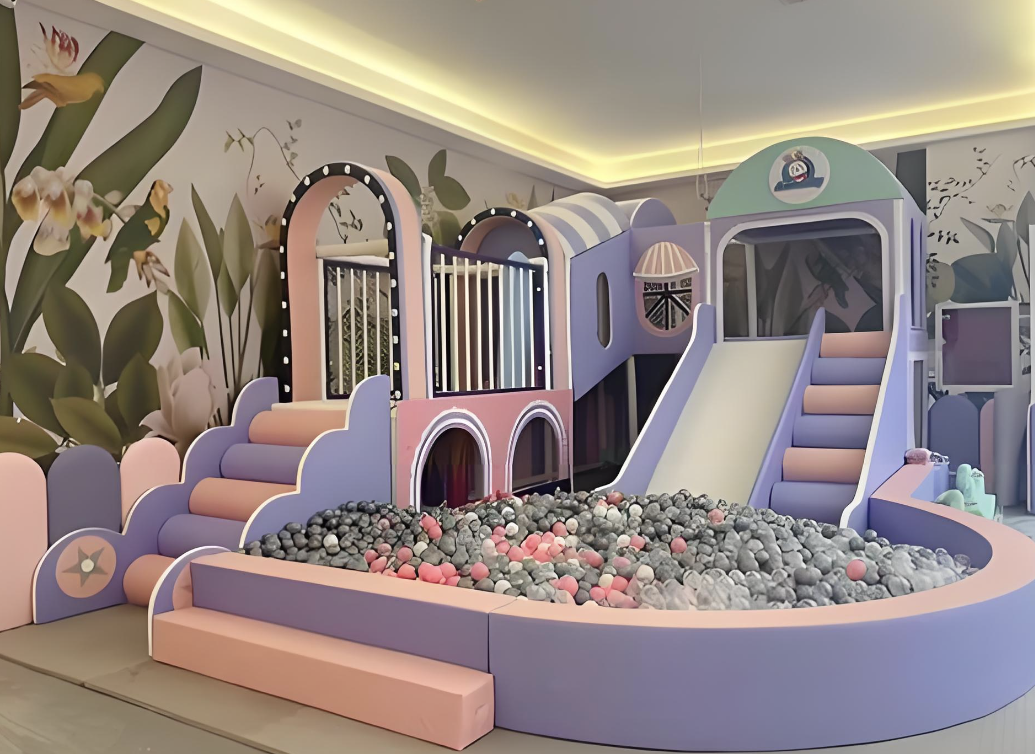 Soft Wrapped Toddler Indoor Slide