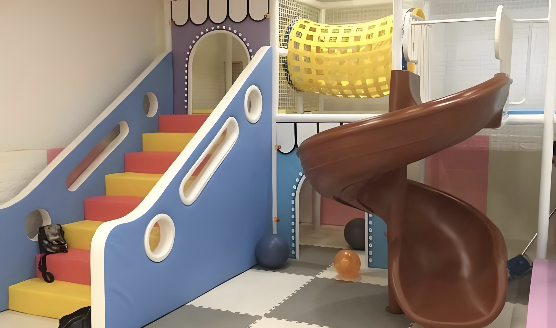 Toddler Soft Play Modular Indoor Slide