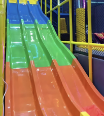 Compact 3-Lane Race Indoor Play Slide