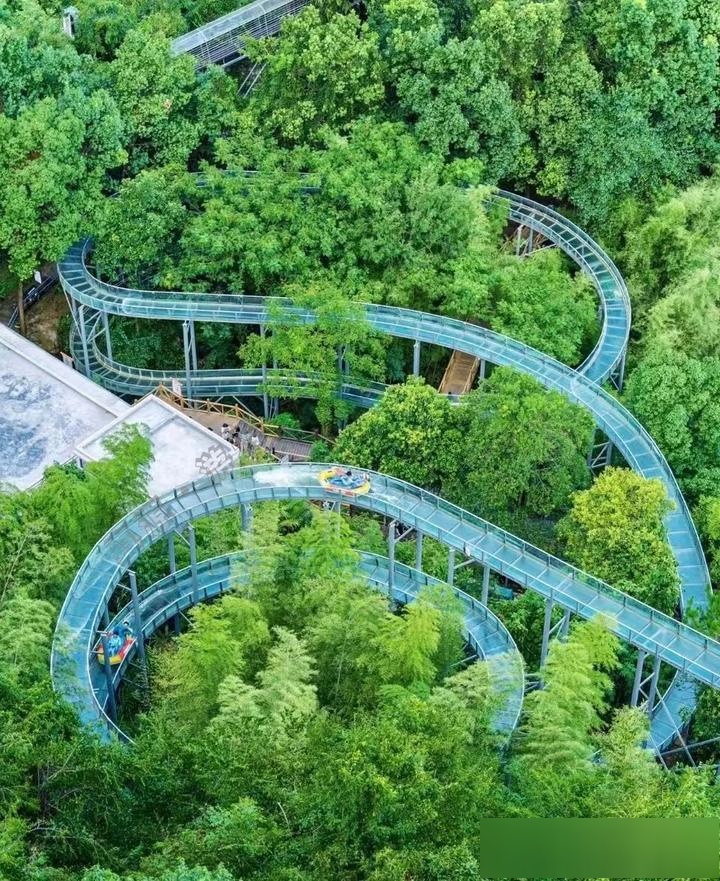 山のパノラマガラス水スライド (Luxury Edition)