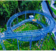 Mountain Panoramic Glass Water Slide (Luxury Edition)