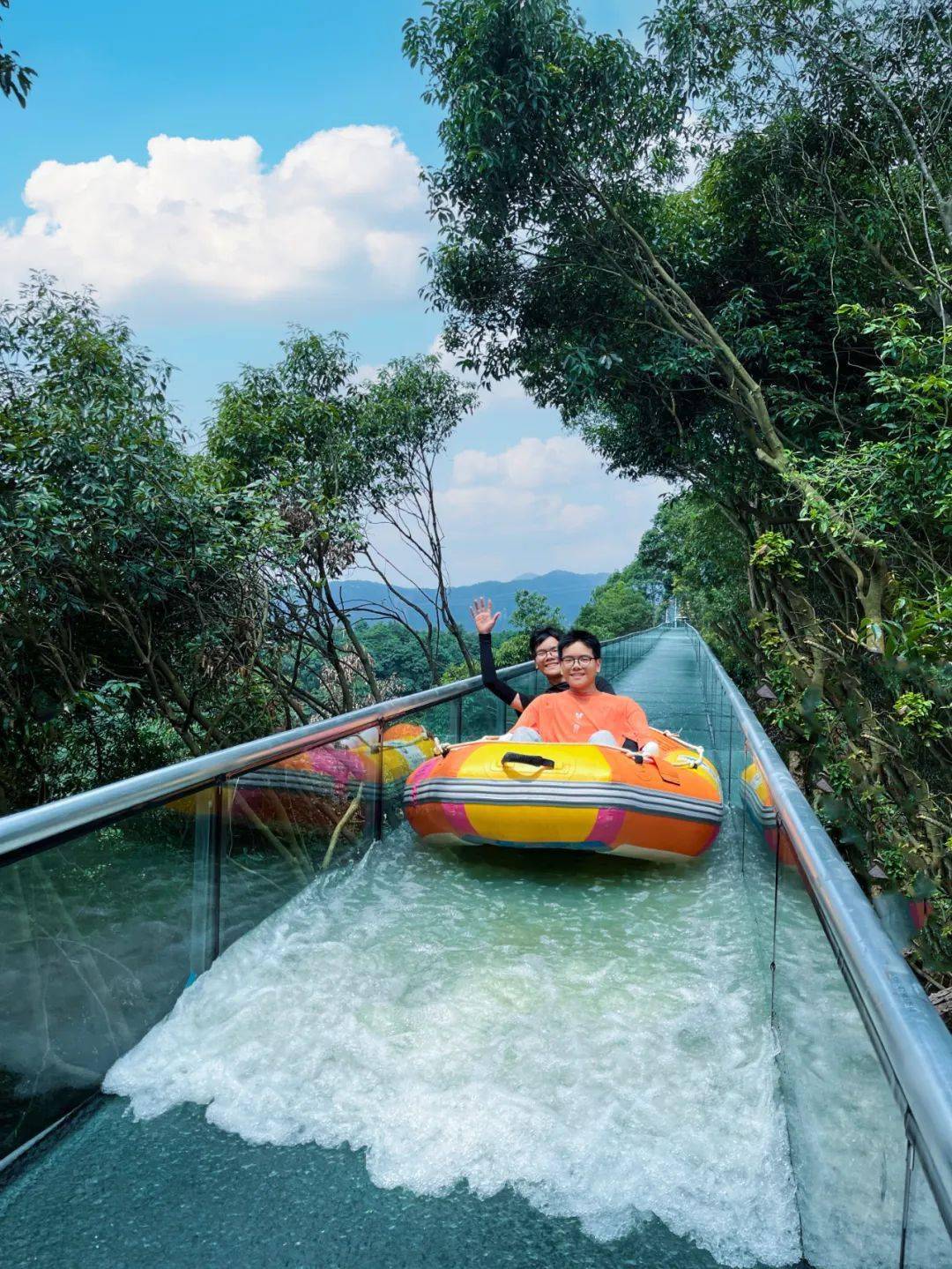 ระบบนิเวศ-สไลด์น้ำแก้วในตัว (รุ่นวิวทิวทัศน์)