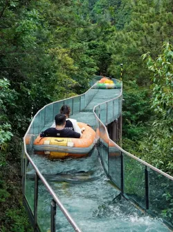 ระบบนิเวศ-สไลด์น้ำแก้วในตัว (รุ่นวิวทิวทัศน์)