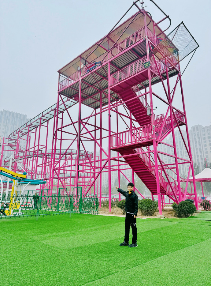 Urban Komersial Mini Kaca Perosotan Air (Model Universal Indoor Outdoor)