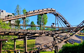 การจำลองภูเขา Off-Road Track Mountain Coaster