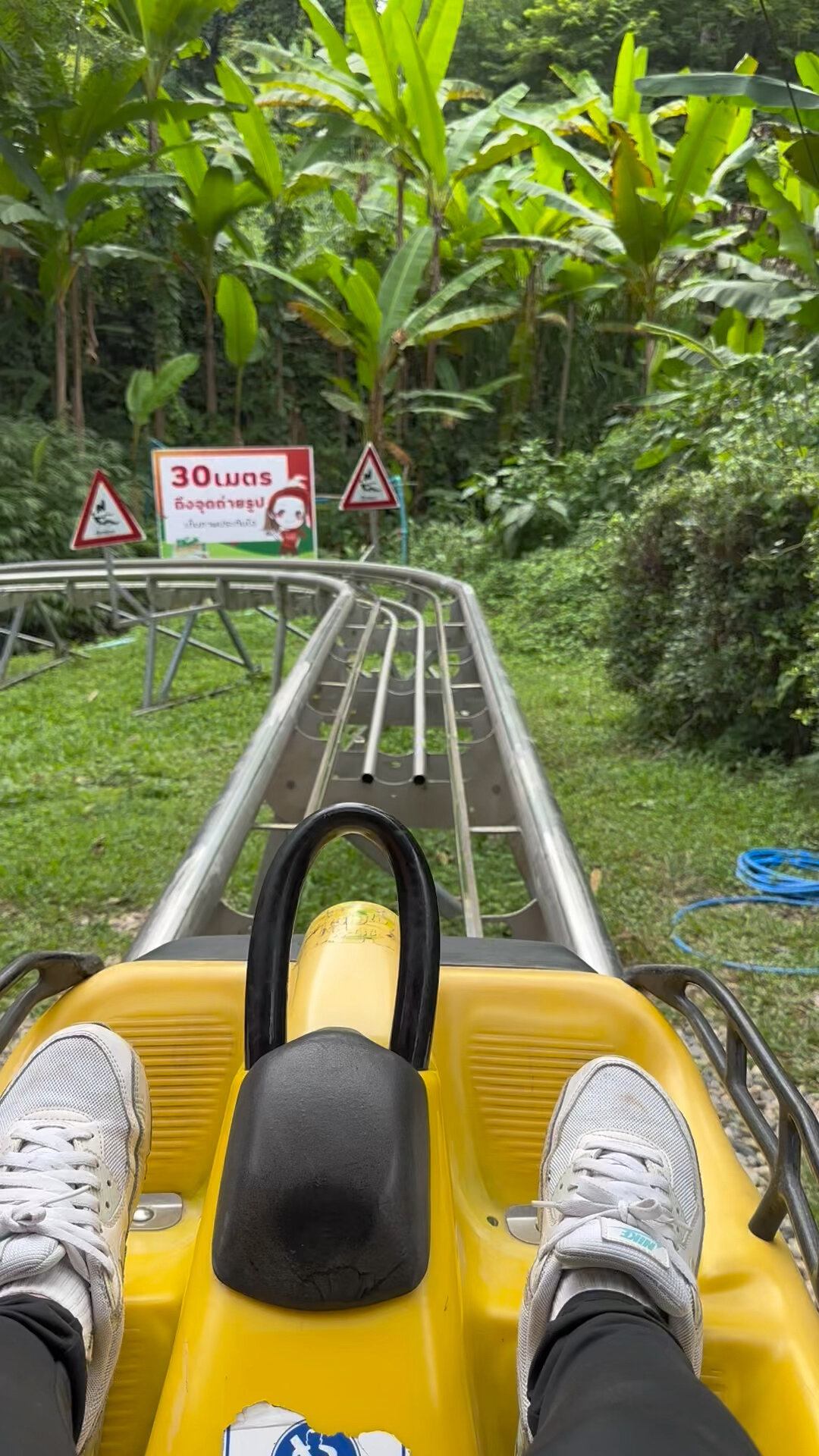Mountain Terrain Scenic High-Speed Coaster Ride