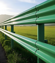 Municipal Road W Beam Guardrail