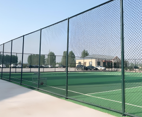 Stadium-Specific Chain Link Fence with Hook Design