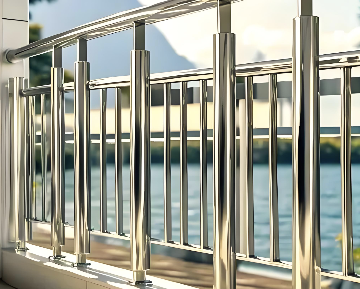 HomeSafe Stainless Steel Balcony Safety Guardrail