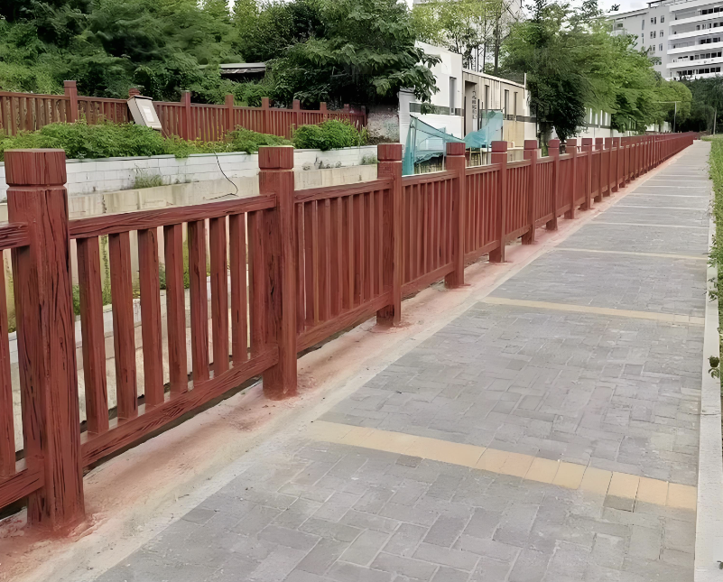 Scenic Area Anti-Corrosive Wood Guardrail