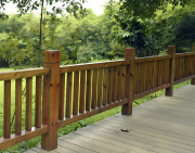 Scenic Area Anti-Corrosive Wood Guardrail