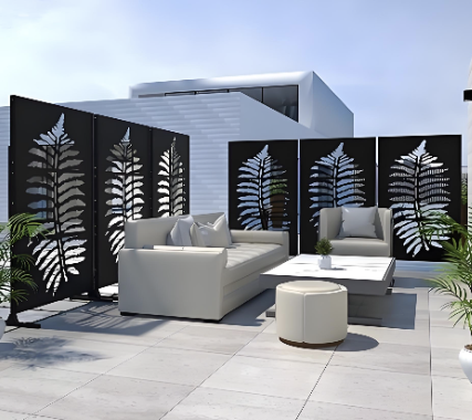 Villa Courtyard Wrought Iron Carved Guardrail