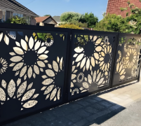 Villa Courtyard Wrought Iron Carved Guardrail