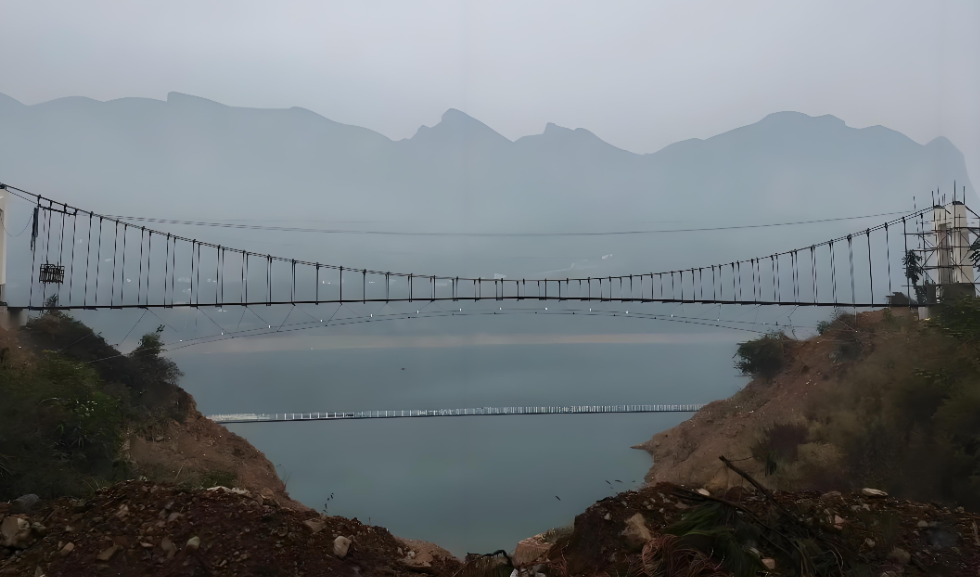 Lightweight Rural Access Suspension Bridge