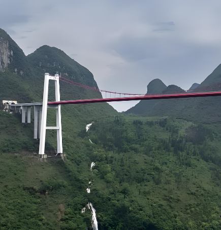 マウンテンヘビーデューティハイウェイサスペンションブリッジ