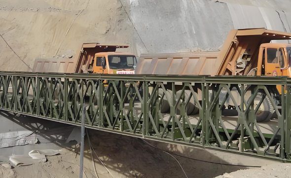 ポータブルモジュラー緊急サスペンションブリッジ