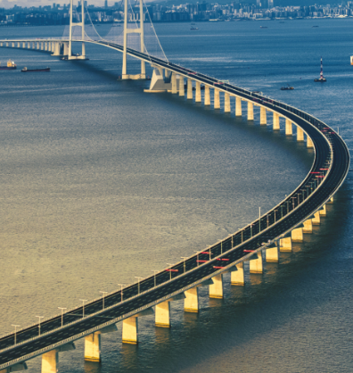 สะพานแขวนชายฝั่งทะเลข้ามทะเลระยะยาว