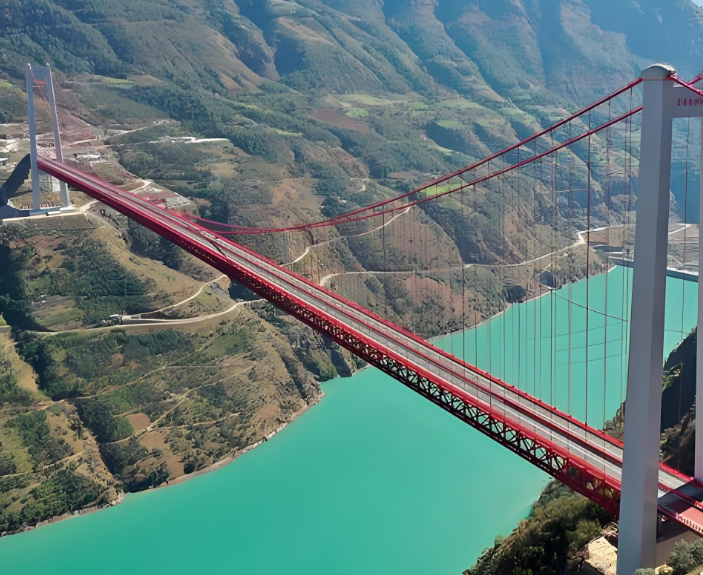 マウンテンヘビーデューティビークルサスペンションブリッジ