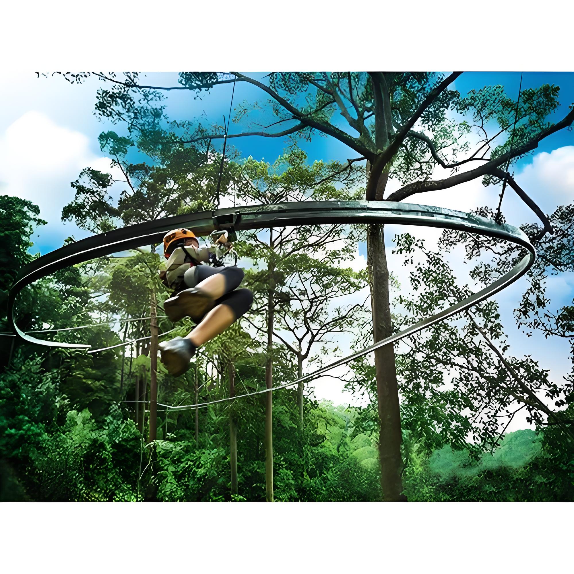 Đường Zip theo dõi xoay 360 ° (Coaster nguyên tử)