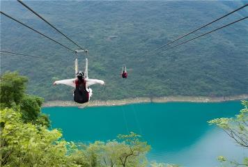Cross-Canyon Heavy-Duty Cargo Zip Line