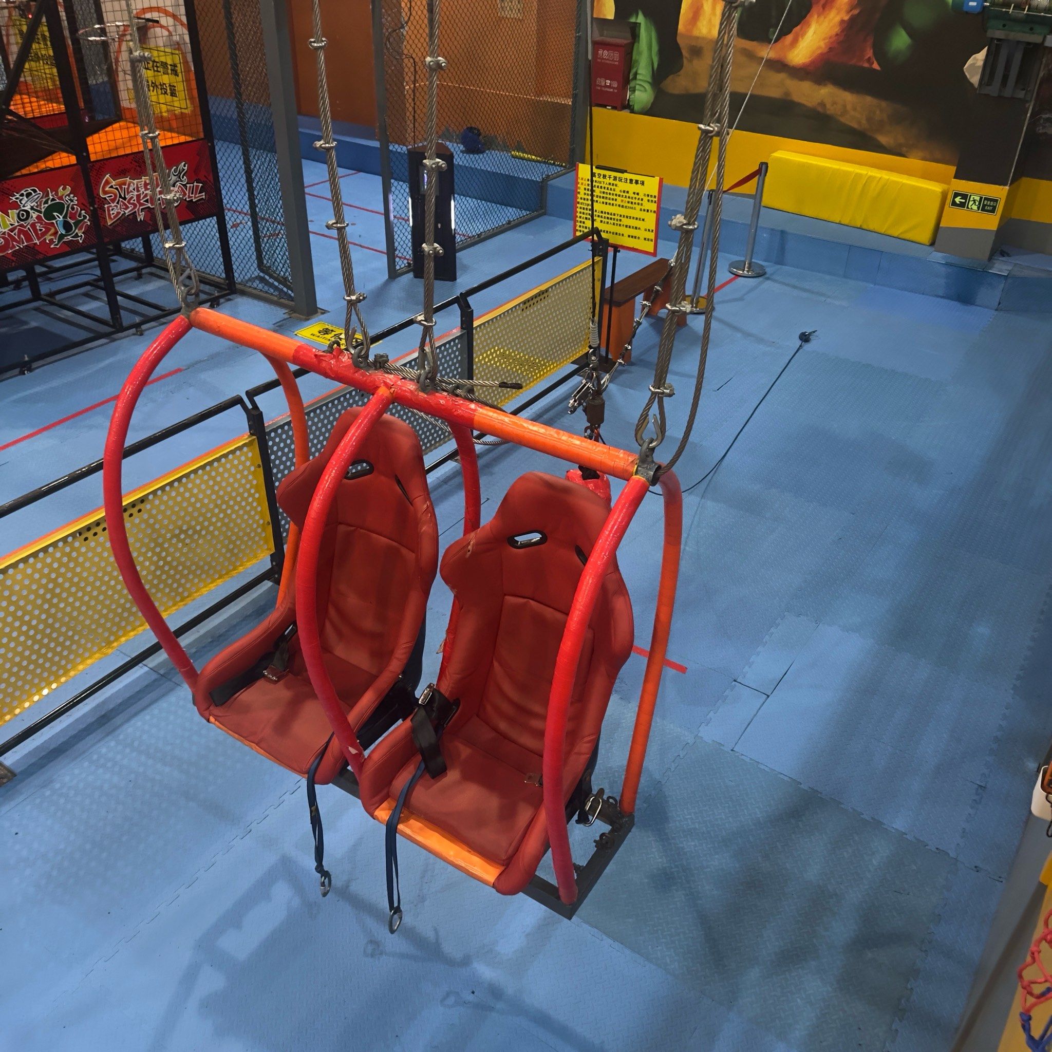 Indoor Children’s Playground Flying Trapeze