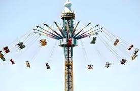 Custom Themed Flying Trapeze for Theme Parks
