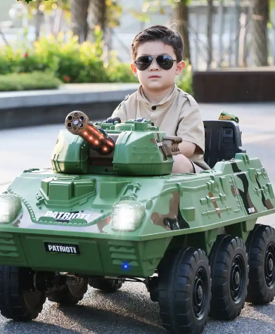 Parent-Child Electric Amusement Tank Vehicle