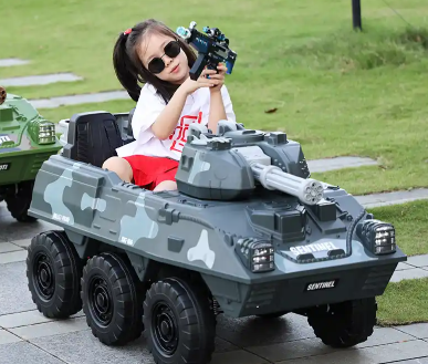Xe tăng giải trí điện CHA mẹ-con