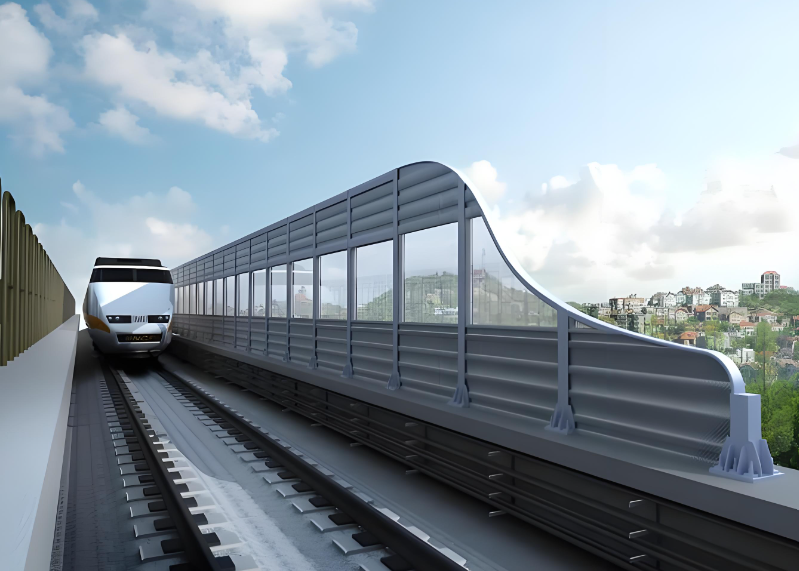 Sistem Pembatas Suara Kereta Api Berkecepatan Tinggi
