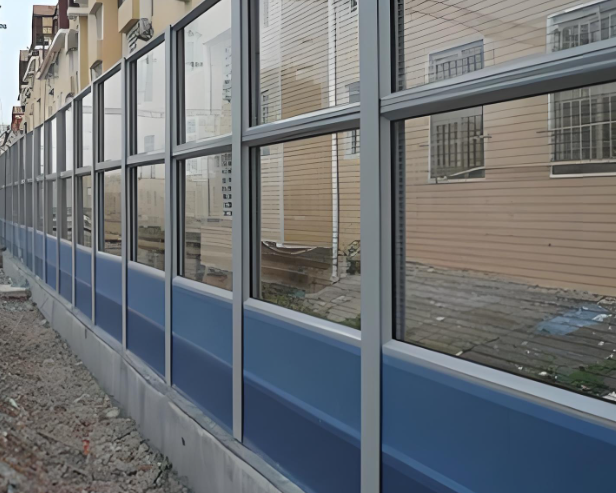 透明な鉄道ポリカーボネート音の障壁