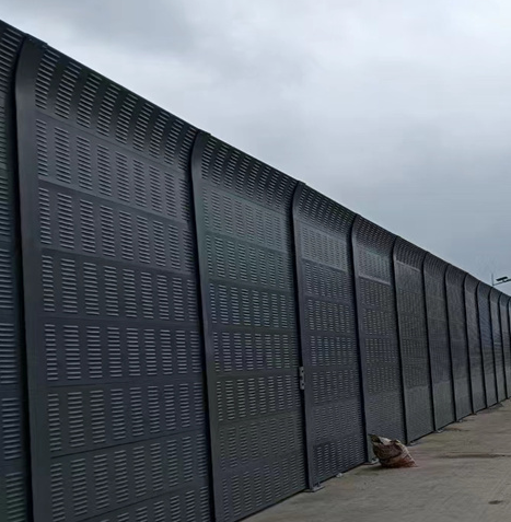 Tạm thời xây dựng hàng rào âm thanh bọc nhựa PVC