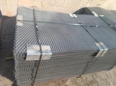 Jala Kawat Berkerut Tahan Aus Baja Mangan Tinggi