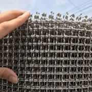 อุตสาหกรรม304สแตนเลสแม่นยำ Crimped ลวดตาข่าย