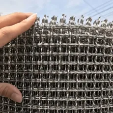 Công nghiệp 304 thép không gỉ chính xác crimped dây lưới