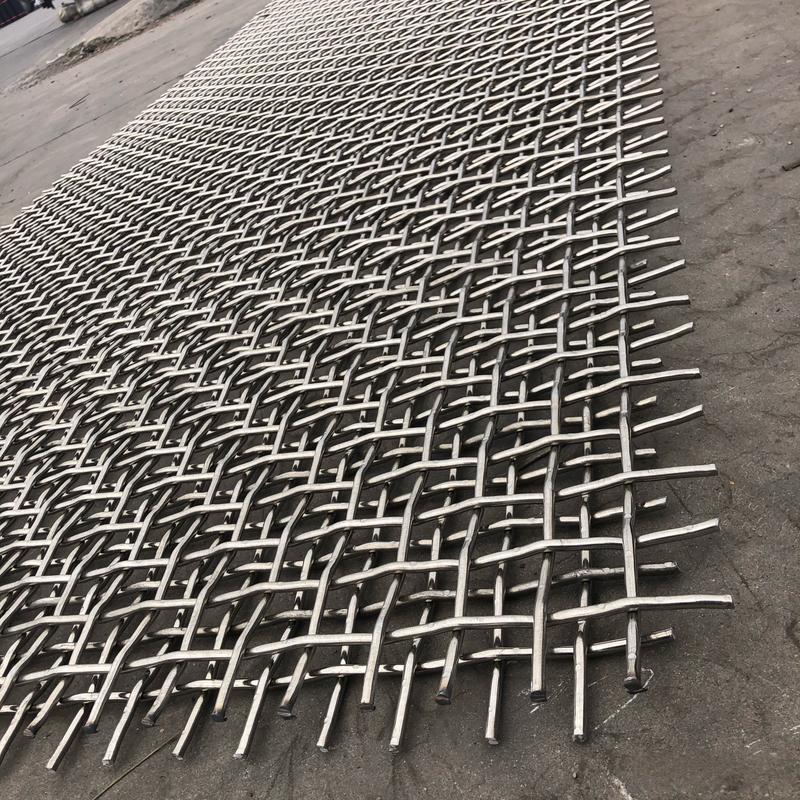 Mn13 High Manganese Steel Wear-Resistant Crimped Wire Mesh
