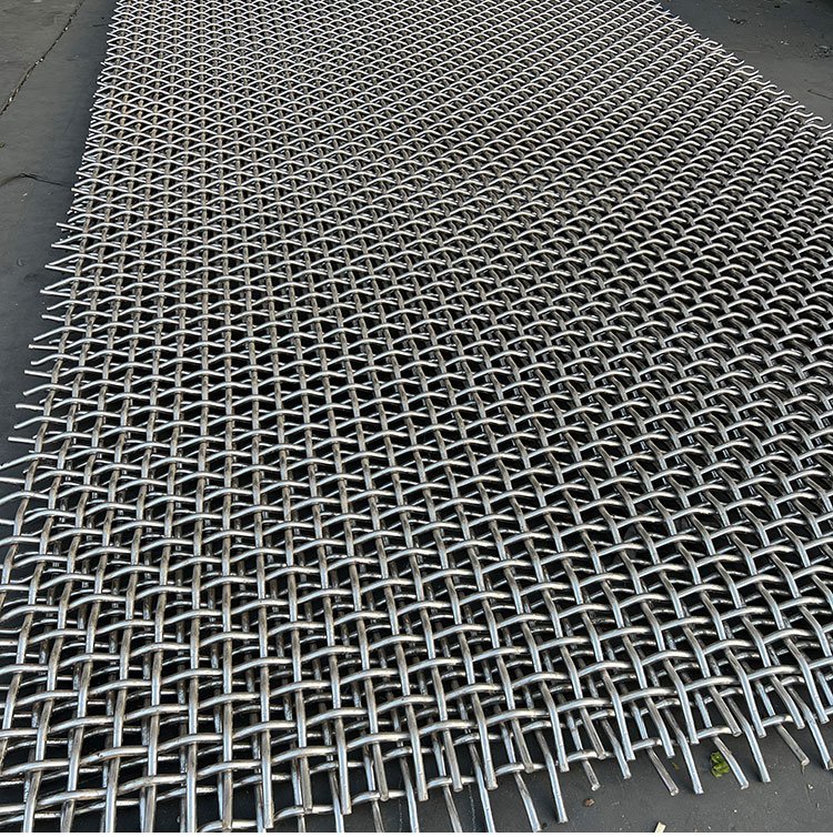 Mn13 High Manganese Steel Wear-Resistant Crimped Wire Mesh